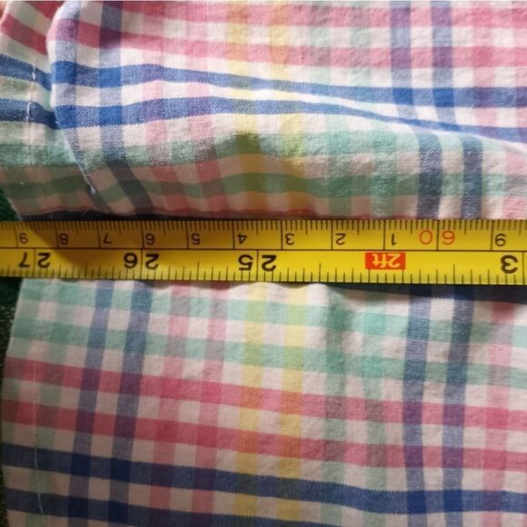 Sag Harbor Dressy XL Button Up 3/4 Sleeve Multicolored Pocket Women's Shirt - Picture 8 of 9